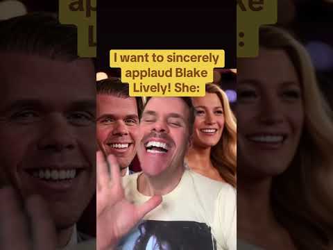 I Want To Sincerely Applaud Blake Lively! Justin Baldoni's nemesis... | Perez Hilton