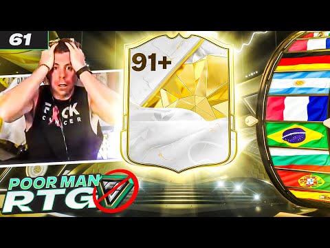 I CANT BELIEVE MY 91+ BASE ICON PACK -  #61  POOR MAN RTG FC 25