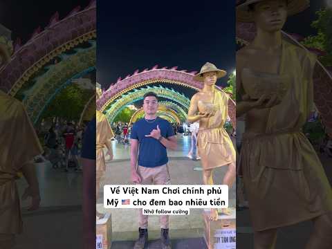 Về Việt Nam Chơi chính phủ Mỹ cho đem bao nhiêu tiền #cuongnuocmy #dulich #vietnamese #cuocsongmy