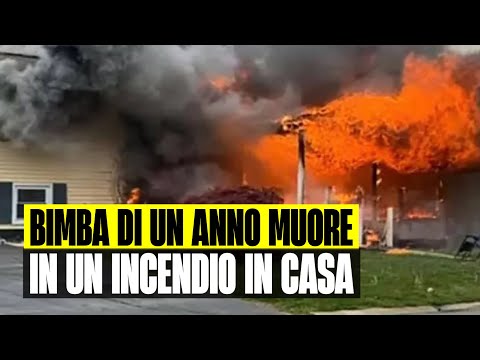 TRAGEDIA DURANTE LA FESTA DI COMPLEANNO: BIMBA DI UN ANNO MUORE IN UN INCENDI IN CASA. GRAVE LA ZIA