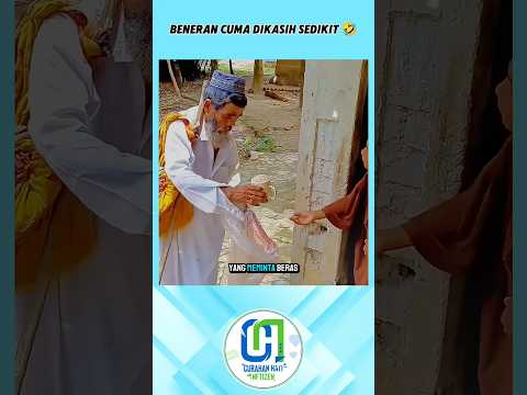 KETIKA TERLALU SENANG DIKASIH BERAS GRATIS #lucu #shortvideo #videoviral