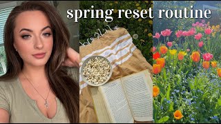 Spring Reset // clean with me, budget, hair wash day