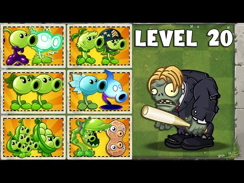 Random 30 Pair Team Plants vs Gargimp Legal Zombie Level 20 - Who Will Win? - PvZ 2 Challenge