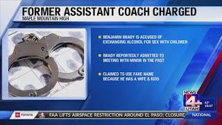 Assistant Mapleton HS coach charged for providing alcohol to minors in exchange for sexual relations