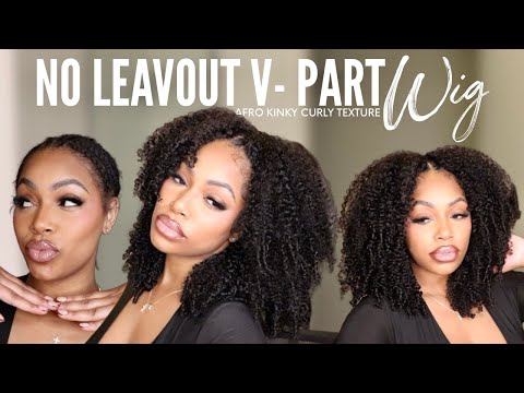 BLACK FRIDAY! Pre-Crochet V-Part Afro Curly NO LEAVE OUT | 100% Beginner Friendly | Curlyme Hair