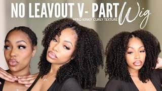 BLACK FRIDAY! Pre-Crochet V-Part Afro Curly NO LEAVE OUT | 100% Beginner Friendly | Curlyme Hair