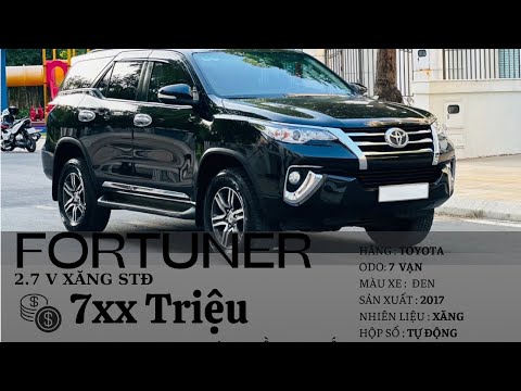 Toyota Fortuner 2.7 V 4X2 AT 2017 - MÁY XĂNG SỐ TỰ ĐỘNG - XE GIA ĐÌNH KHÔNG DỊCH VỤ - NỘI THẤT ZIN