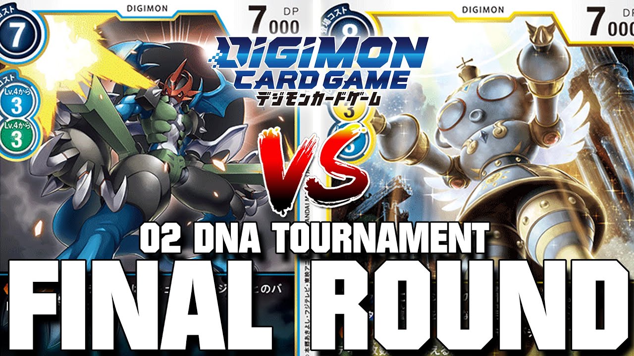 Paildramon vs Shakkoumon!! | Digimon Card Game: 02 DNA Tournament (FINAL ROUND)