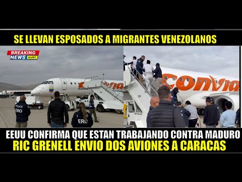 MADURO OBEDECE SE LLEVAN ESPOSADOS A MIGRANTES VENEZOLANOS RUMBO A CARACAS