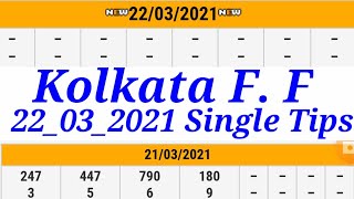 Kolkata. F. F  Baji To Baji Single Tips  22_03_2021_