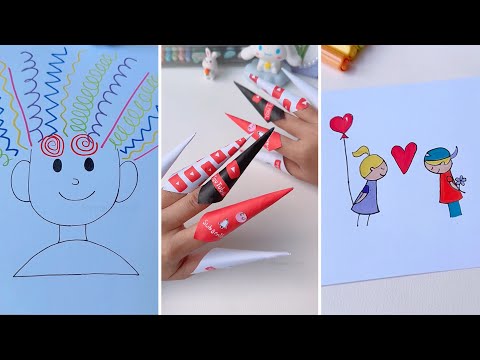 Paper craft/ Easy craft ideas/ miniature craft/ how to make/ DIY/ school project/ Sharmin’s craft