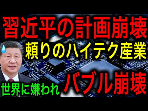 【衝撃】中国最後の切り札が沈む！ハイテク産業がバブル崩壊危機に直面！習近平の計画が完全崩壊！【JAPAN 凄い日本と世界のニュース】