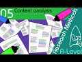 Content Analysis in Psychology