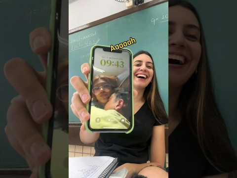 Chamada: MOSTRANDO A TELA DE BLOQUEIO! #professora #shorts #escola #tela