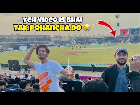 Public Reaction On Me In Stadium 😱 || Pehli Dfa Stadium Gya - Bohat Maza Kiya 🥳 ||