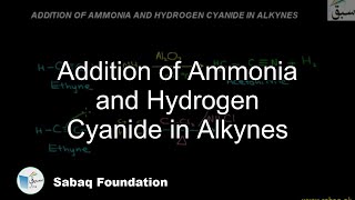 Addition of Ammonia and Hydrogen Cyanide in Alkynes