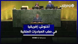 أخنوش أمام الجمعية العامة.. إفريقيا تقع في صلب المبادرات الدولية الكبرى التي يقودها جلالة الملك