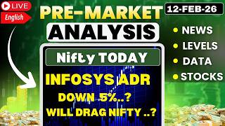 🔴Nifty Prediction and Bank Nifty Analysis | 12 FEB 26 | nifty today analysis