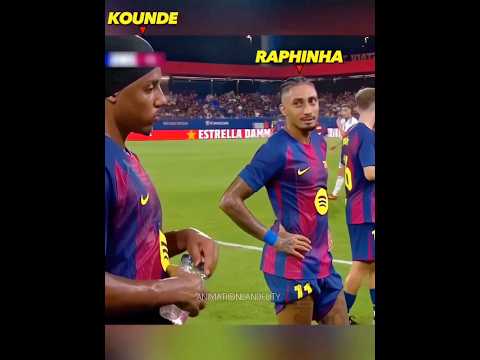 Raphinha and Yamal reaction to koundo 🤩