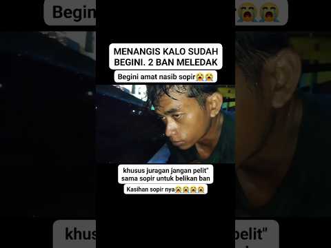 sampai ke hujanan sampai neduh di bawah truck 😭