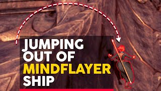 Jumping Out of Mindflayer Ship - BG3