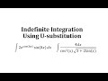 Understanding U-Substitution in Indefinite Integrals