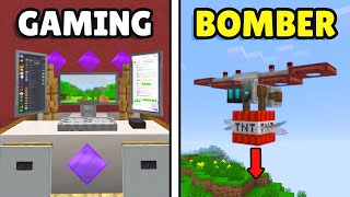 🟩 EASY Minecraft TikTok Build Hacks! (SHORTS COMPILATION)