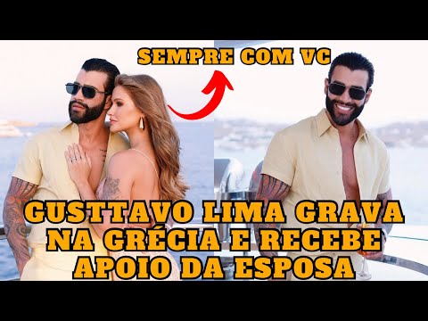 Gusttavo Lima gravando seu novo projeto na Grécia, veja bastidores e mais