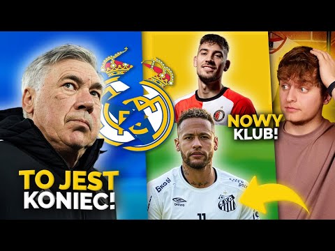 Ancelotti ODCHODZI z Realu Madryt! Neymar WRÓCI do Santosu? Jakub Moder OFICJALNIE w NOWYM KLUBIE!