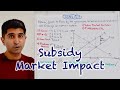 Impact of Subsidies on Markets