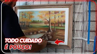 DICAS FÁCEIS PRA RECUPERAR MOLDURAS E QUADROS ANTIGOS EM CASA SEM GASTAR MUITO