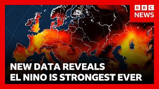 YouTube video thumbnail: New Data Shows El Niño is Strongest Ever With Major Shift in Global Weather Patterns