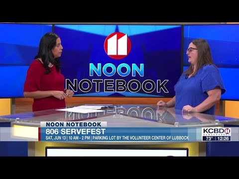 Noon Notebook: 806 Servefest