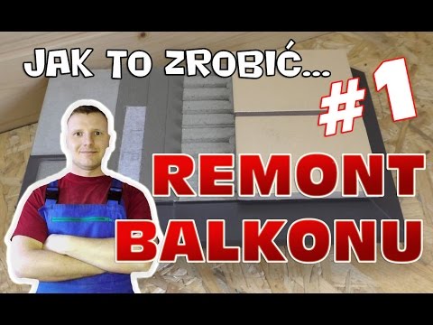 Remont balkonu #1- hydroizolacja, okapnik i układanie płytek
