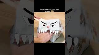 The monster box protects its only donut! 📦🍩 #animation #funny