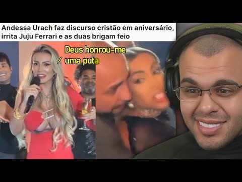 ANDRESSA URACH E JUJU FERRARI BRIGAM FEIO EM FESTA DO PRIVACY