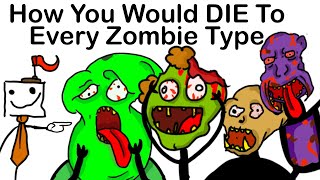 How You Would Die To Every Zombie Type