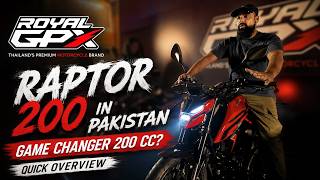 Royal GPX Raptor 200 Launch Pakistan | First Look & Quick Ride
