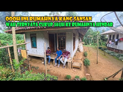 Berkunjung Ke Rumah Kang Sansan..WOW Ada Buah Melodi Dan Banyak Tanaman Sekeliling Rumahnya.
