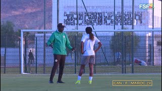 CAN féminine Maroc 2024: Séance d'entraînement veille de match contre l'Afrique du Sud