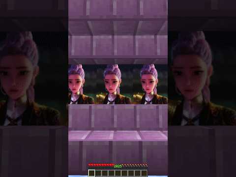 Kpop Demon Hunters But It's Minecraft Map Animation #shorts