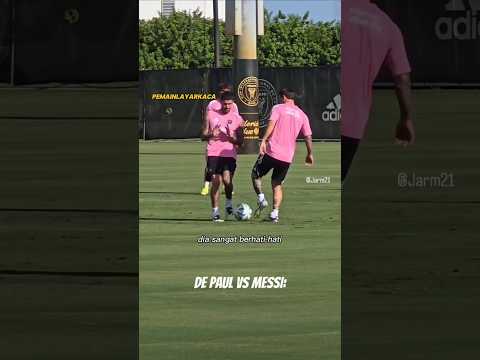 Momen De Paul nggak mau jatuhin Messi