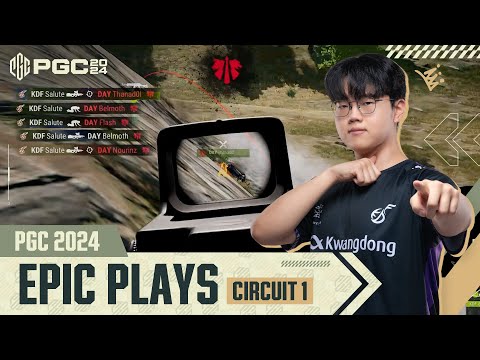 PGC 2024 Circuit 1 Epic Plays 🔥 l PUBG Esports