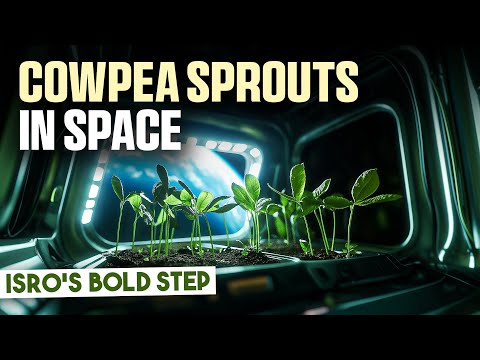 Cowpea Seeds Sprout in Space: ISRO’s Giant Leap for Space Farming | @SpaceverseHQ