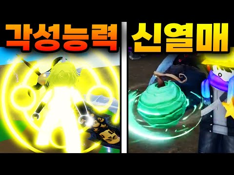 6개월만에 업데이트 킹피스의 모든 각성,신규열매를 랭커가 써봤습니다 (로블록스 킹레거시)