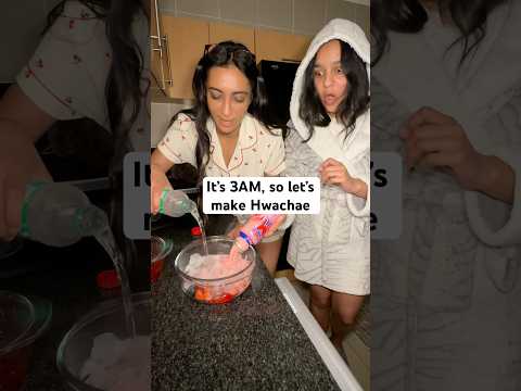 It’s 3AM, so let’s make Hwachae for my sister👀 @AshSewlal  #sisters #allergy