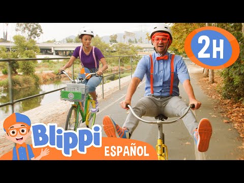 Blippi y Meekah aprenden sobre ruedas y decoran sus cascos | Moonbug Kids - Parque en Vivo!