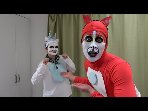 【ドロピザ】ジバニャンさんが”コマさん”を連れてきました