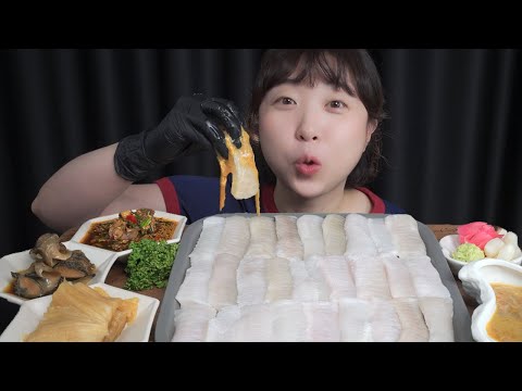 🐟 대 광어지느러미는 저에게 축복입니다... 🐟Mukbang