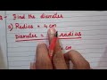 Diameter and Radius Relationships